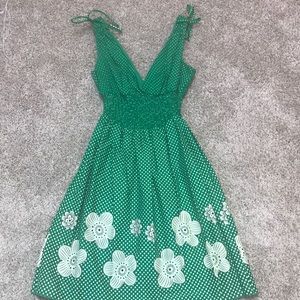 Green and white sundress by My Michelle